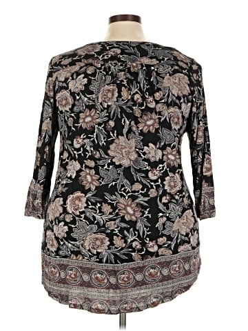 Lucky Brand 3/4 Sleeve Blouse (view 2)