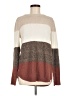 Pink Clover 100% Polyester Color Block Brown Pullover Sweater Size M - photo 1