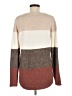 Pink Clover 100% Polyester Color Block Brown Pullover Sweater Size M - photo 2