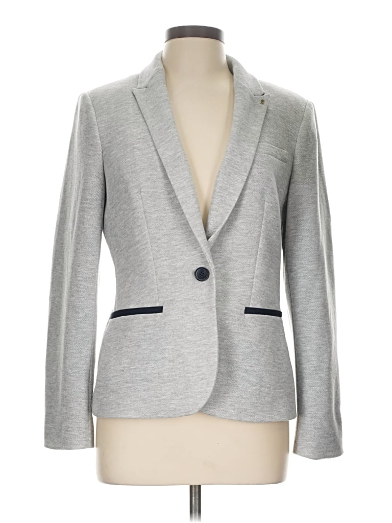 Pre-owned Tommy Hilfiger Blazer Jacket In Gray