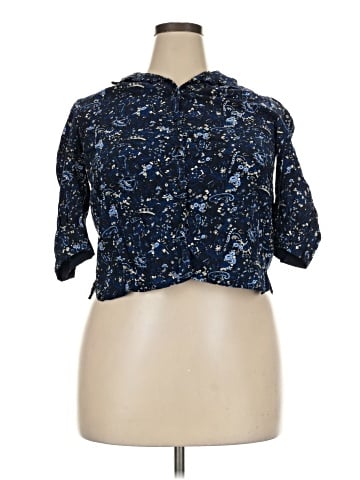 Noa Noa 3/4 Sleeve Button-Down Shirt (view 1)