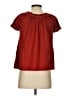 Max Studio Red Short Sleeve Blouse Size S - photo 2