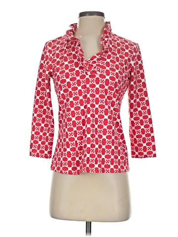 J. McLaughlin 3/4 Sleeve Button-Down Shirt (view 1)