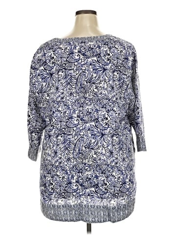 Sigrid Olsen 3/4 Sleeve Blouse (view 2)