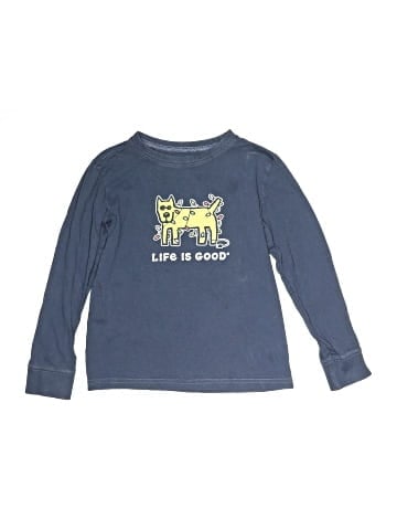 Life Is Good Long Sleeve Top (view 1)