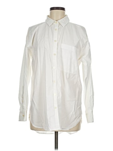 Ann Taylor LOFT Long Sleeve Button-Down Shirt (view 1)