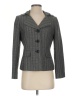 Le Suit 100% Polyester Houndstooth Gray Blazer Size 4 Petite - photo 1