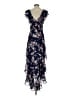 WAYF 100% Polyester Floral Blue Cocktail Dress Size S - photo 2
