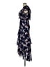 WAYF 100% Polyester Floral Blue Cocktail Dress Size S - photo 5