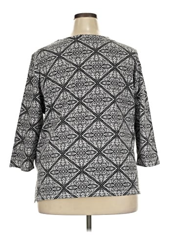 Alfred Dunner 3/4 Sleeve Blouse (view 2)