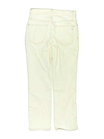 Madewell Petite Slim Demi-Boot Jeans in Cloud Lining (view 2)