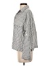 Max Studio Stripes Silver 3/4 Sleeve Blouse Size S - photo 5
