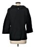 Talbots Solid Black 3/4 Sleeve Top Size L - photo 2
