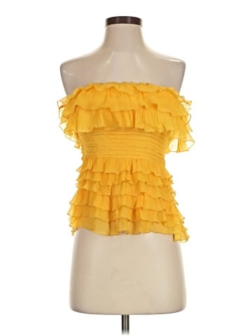 Bebe Sleeveless Silk Top (view 1)