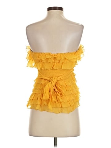 Bebe Sleeveless Silk Top (view 2)