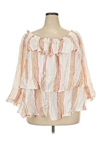 For The Republic 3/4 Sleeve Blouse (view 1)
