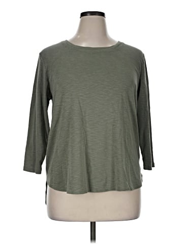 KIRKLAND Signature 3/4 Sleeve T-Shirt (view 1)