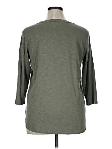 KIRKLAND Signature 3/4 Sleeve T-Shirt (view 2)