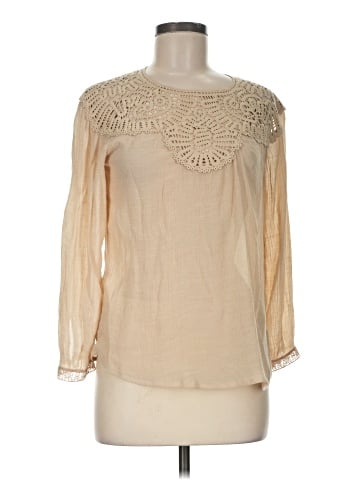 Indigo Rose Long Sleeve Blouse (view 1)
