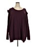 Torrid Burgundy Pullover Sweater Size 5X Plus (6) - photo 1