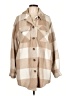 Love Tree 100% Polyester Plaid Tan Coat Size L - photo 1