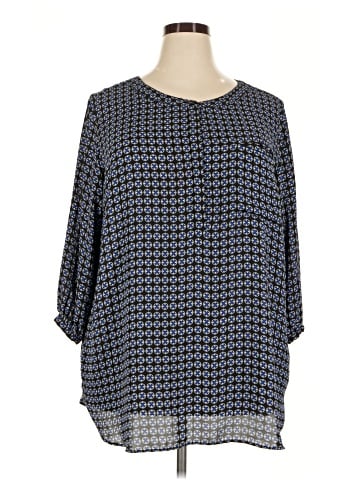Premise Studio 3/4 Sleeve Blouse (view 1)
