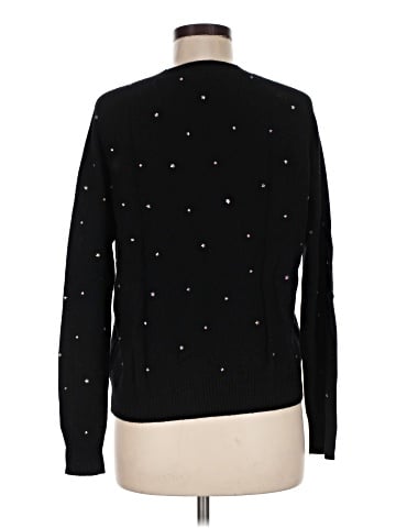 Aqua Cashmere Pullover Sweater (view 2)