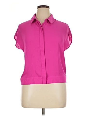 DKNY Short Sleeve Blouse (view 1)