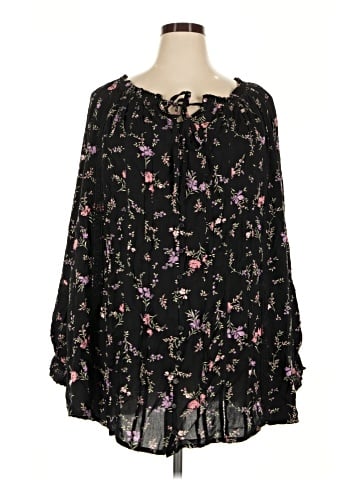 Yours Long Sleeve Blouse (view 1)