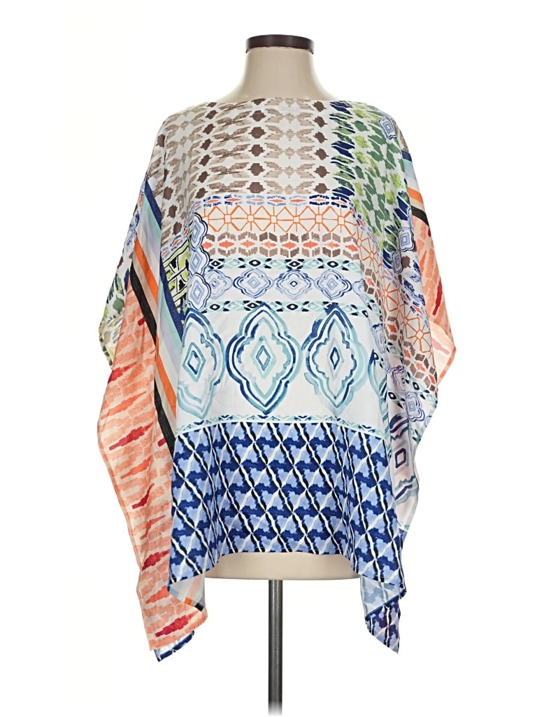 Pre-owned Chico's Kimono In Blue