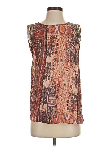 Haute Hippie Sleeveless Silk Top (view 1)