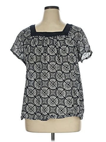 St. John's Bay Short Sleeve Top (view 1)