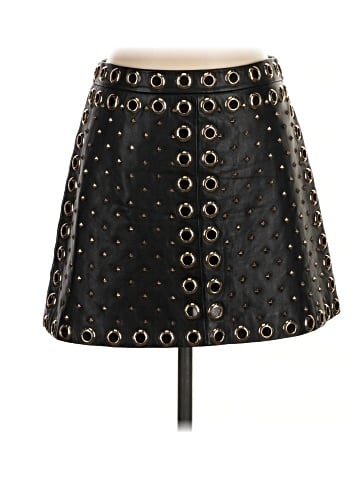 Alice + Olivia Leather Skirt (view 1)