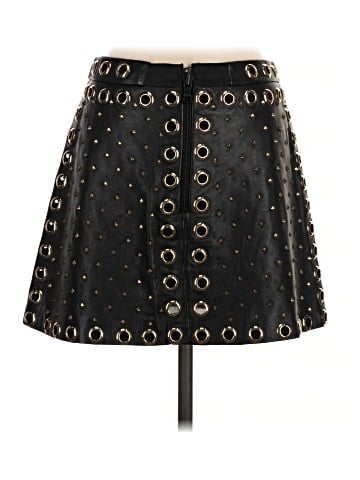 Alice + Olivia Leather Skirt (view 2)
