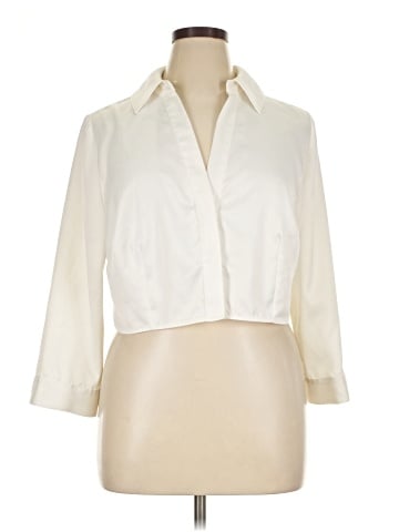 ELOQUII 3/4 Sleeve Blouse (view 1)