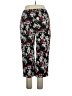 Venezia Floral Burgundy Casual Pants Size 16 - photo 2
