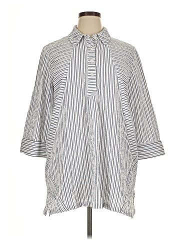 Soft Surroundings 3/4 Sleeve Button-Down Shirt (view 1)