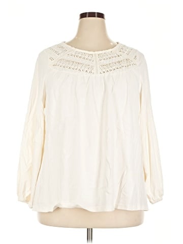Lane Bryant Long Sleeve Blouse (view 1)