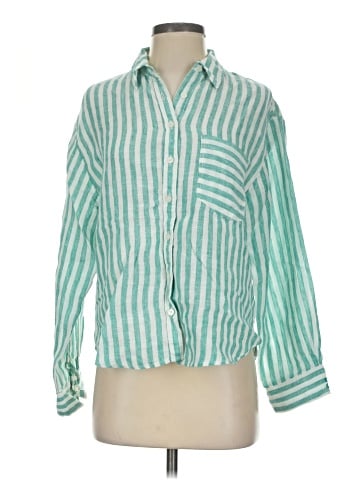 Maeve 3/4 Sleeve Button-Down Shirt (view 1)