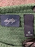 Daytrip Solid Green Pullover Sweater Size XS - photo 7