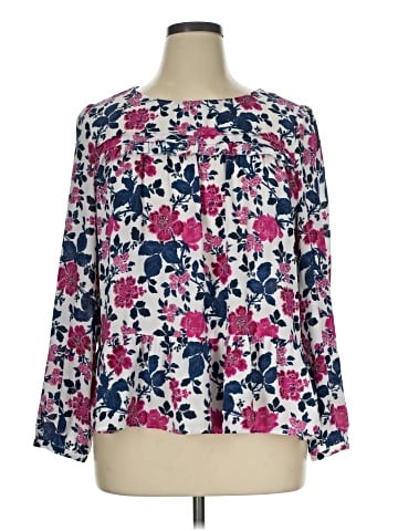 Ann Taylor LOFT 3/4 Sleeve Blouse (view 1)
