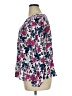 Ann Taylor LOFT 100% Polyester Floral Pink 3/4 Sleeve Blouse Size XL - photo 5