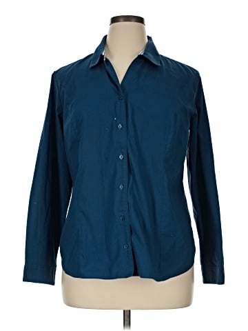 Christopher & Banks Long Sleeve Button-Down Shirt (view 1)