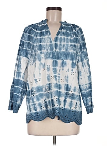 Lands' End 3/4 Sleeve Blouse (view 1)