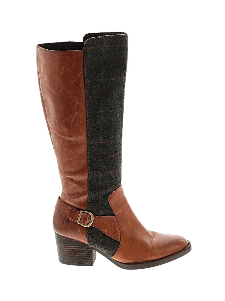 Pre-owned Born Boots In Brown