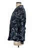 Leith 100% Polyester Print Blue Blazer Size XS - photo 5