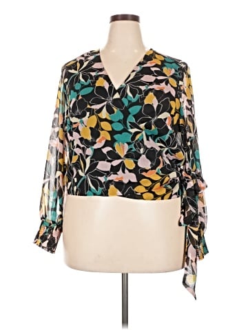 Bar III 3/4 Sleeve Blouse (view 1)