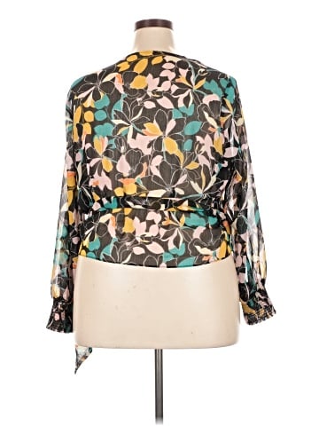 Bar III 3/4 Sleeve Blouse (view 2)