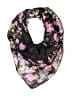 Max Studio 100% Polyester Floral Black Scarf One size - photo 1