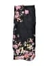 Max Studio 100% Polyester Floral Black Scarf One size - photo 2